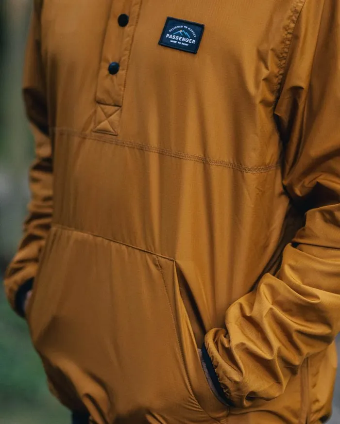 Passenger Clothing Journey Recycled Reversible Jacket Golden Brown Men Jackets