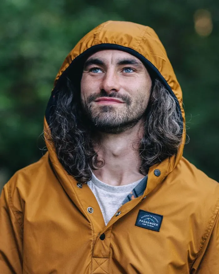 Passenger Clothing Journey Recycled Reversible Jacket Golden Brown Men Jackets