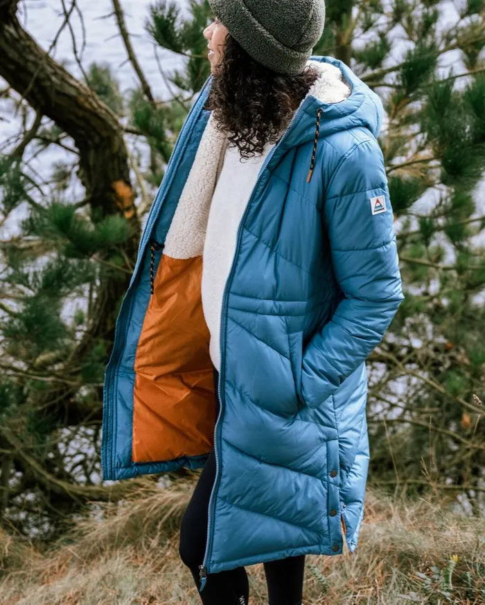 Passenger Clothing Kinsey Recycled 20 Jacket Washed Blue Women Jackets