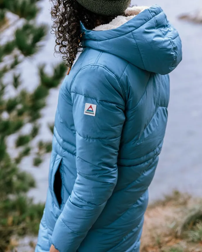 Passenger Clothing Kinsey Recycled 20 Jacket Washed Blue Women Jackets