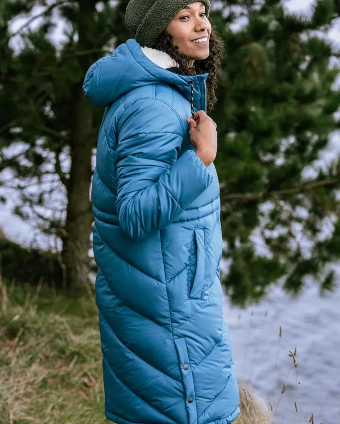 Passenger Clothing Kinsey Recycled 20 Jacket Washed Blue Women Jackets