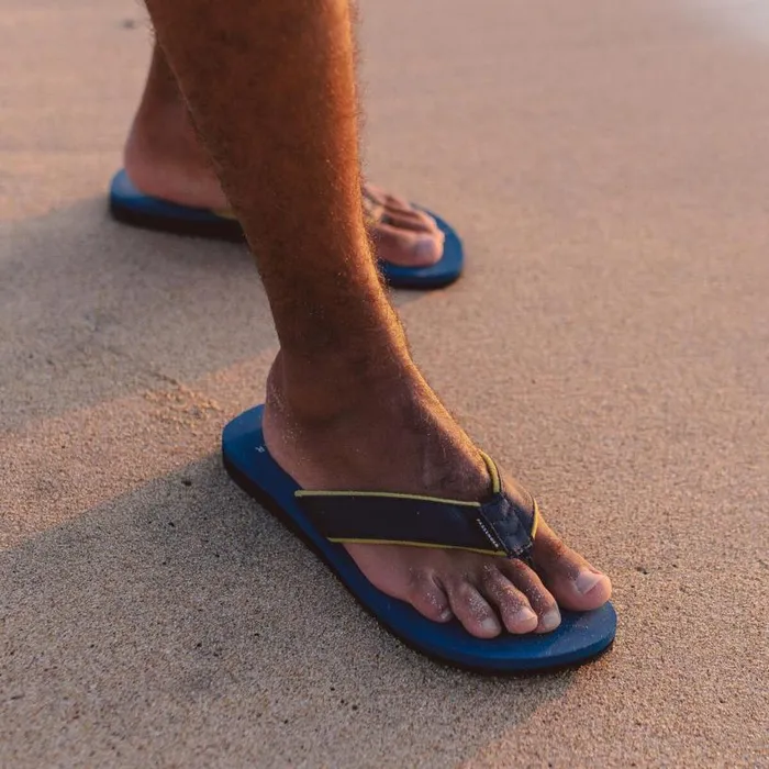 Passenger Clothing Laguna Flip Flop Ash Blue Men Flip Flops and Sandals