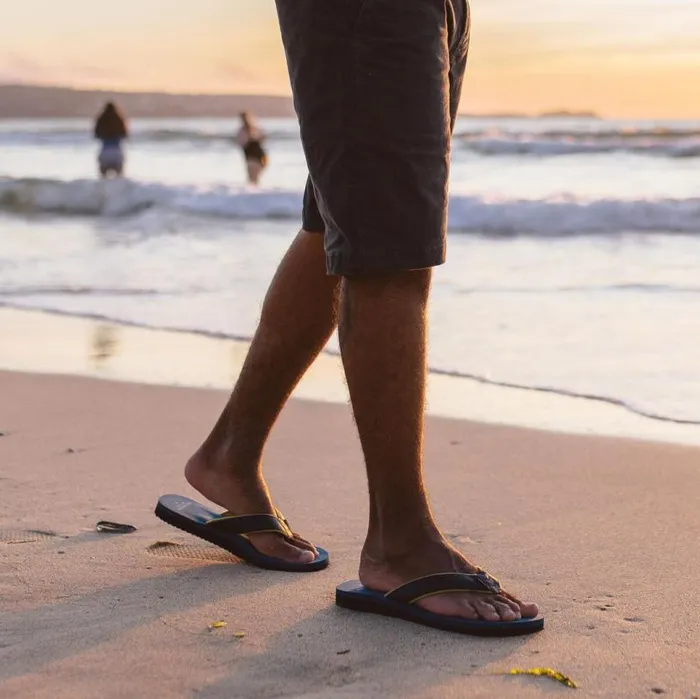 Passenger Clothing Laguna Flip Flop Ash Blue Men Flip Flops and Sandals