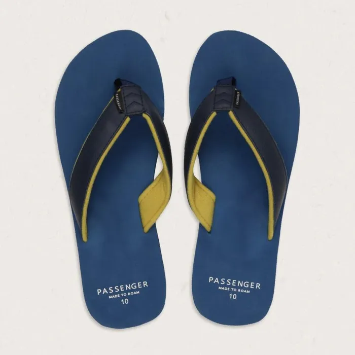 Passenger Clothing Laguna Flip Flop Ash Blue Men Flip Flops and Sandals