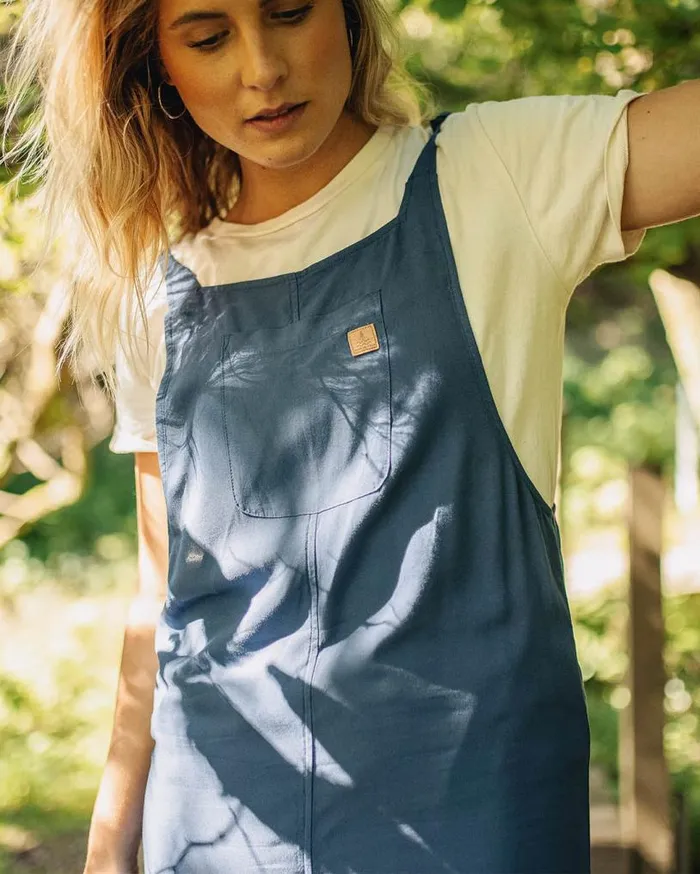 Passenger Clothing Lazy Day Dungarees Dark Denim Women Dungarees and Trousers