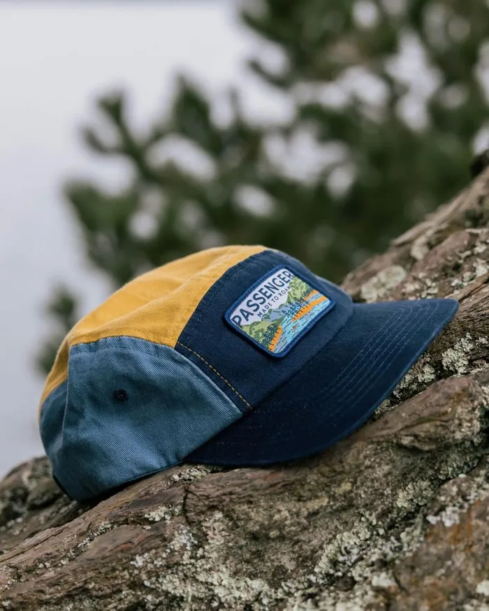 Passenger Clothing Love The Wild Recycled Cotton 5 Panel Cap Multi WomenMen Caps and Hats