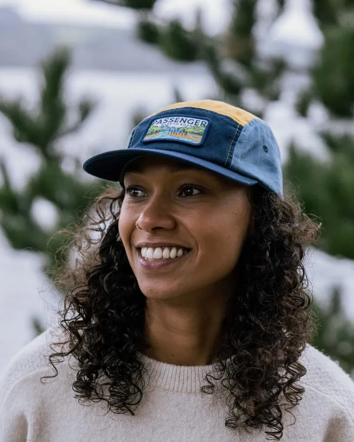 Passenger Clothing Love The Wild Recycled Cotton 5 Panel Cap Multi WomenMen Caps and Hats