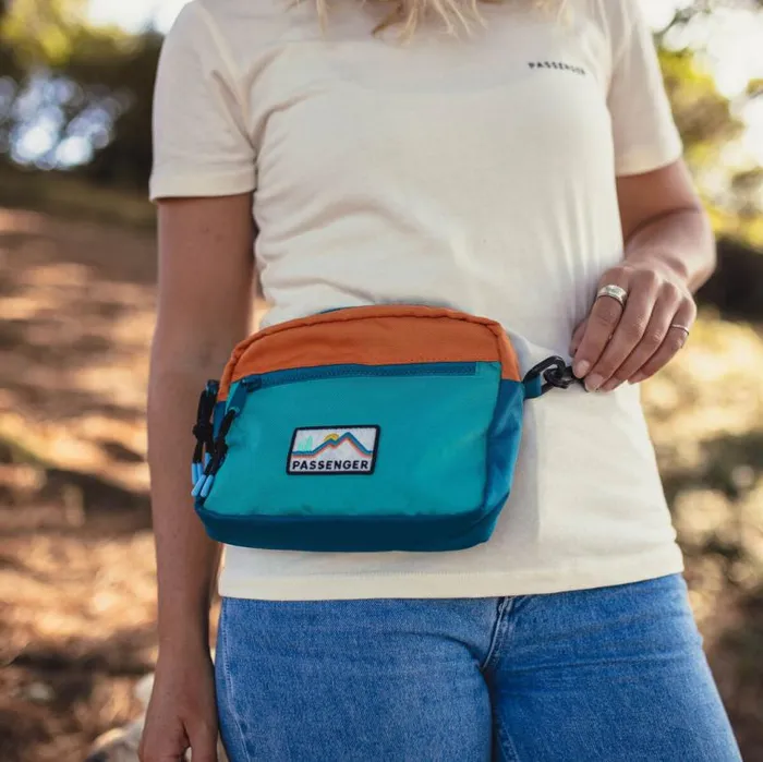 Passenger Clothing Mainland Recycled Hip Pack Multi Colour WomenMen Backpacks and Bags