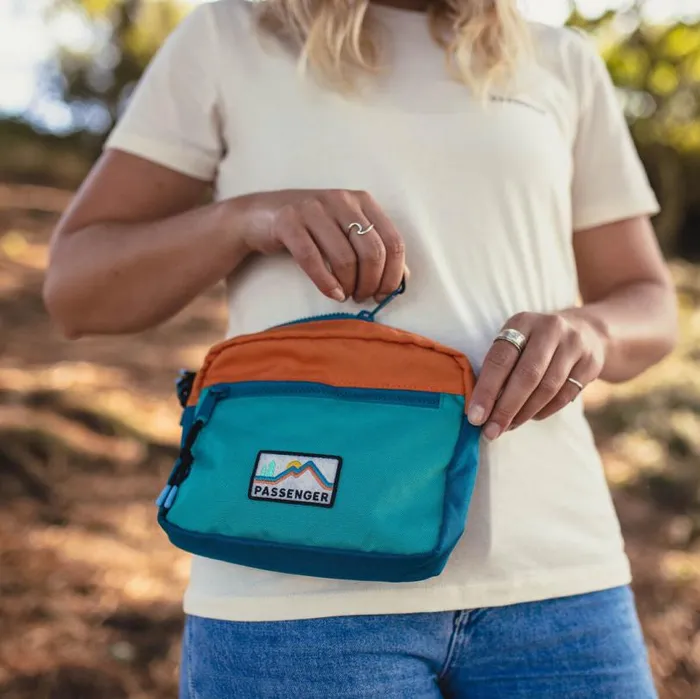 Passenger Clothing Mainland Recycled Hip Pack Multi Colour WomenMen Backpacks and Bags