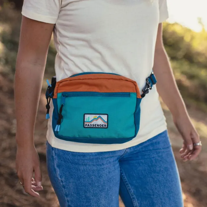 Passenger Clothing Mainland Recycled Hip Pack Multi Colour WomenMen Backpacks and Bags