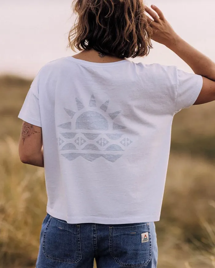 Passenger Clothing Mindful Recycled Cotton TShirt Pale Blue Women Tops and TShirts