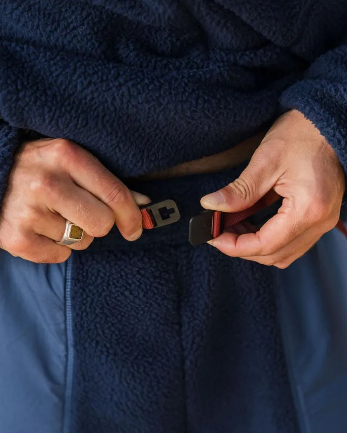 Passenger Clothing Offgrid Recycled Sherpa Fleece Jogger Rich Navy Men Trousers