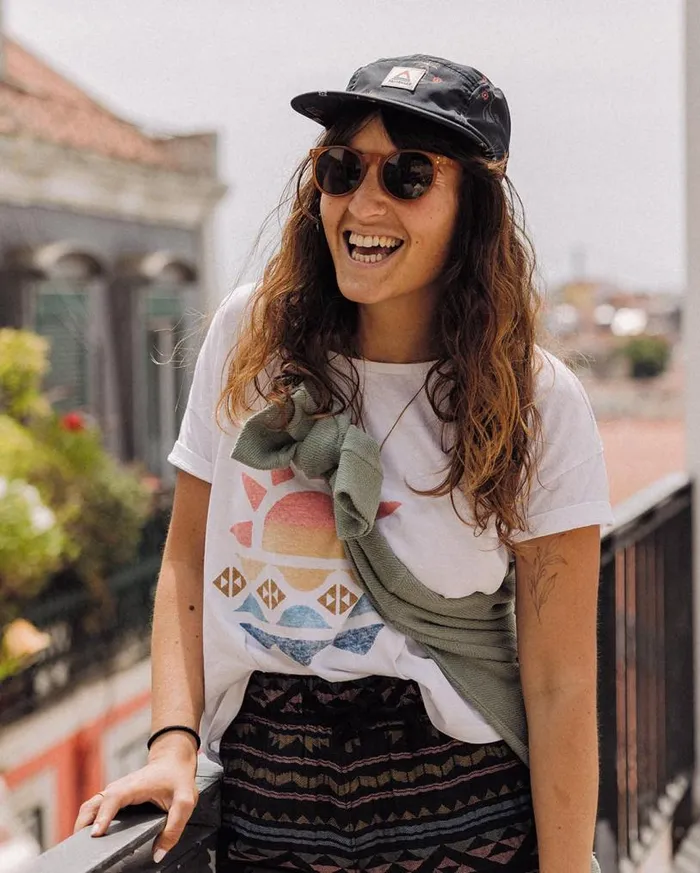 Passenger Clothing Sunray Recycled Cotton TShirt White Women Tops and TShirts