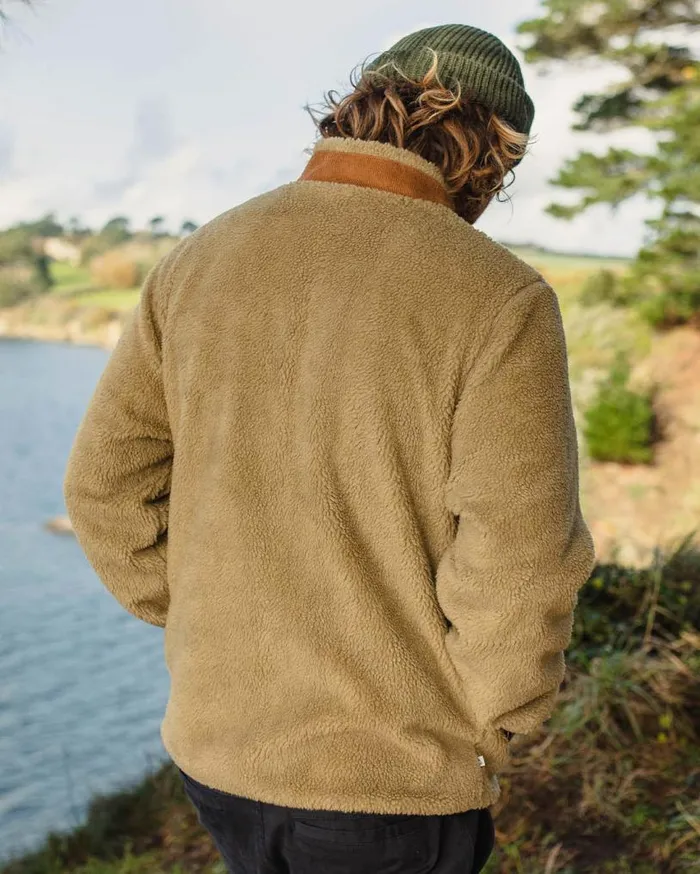 Passenger Clothing Trekker Recycled DeepPile Sherpa Fleece Biscuit Men Fleece