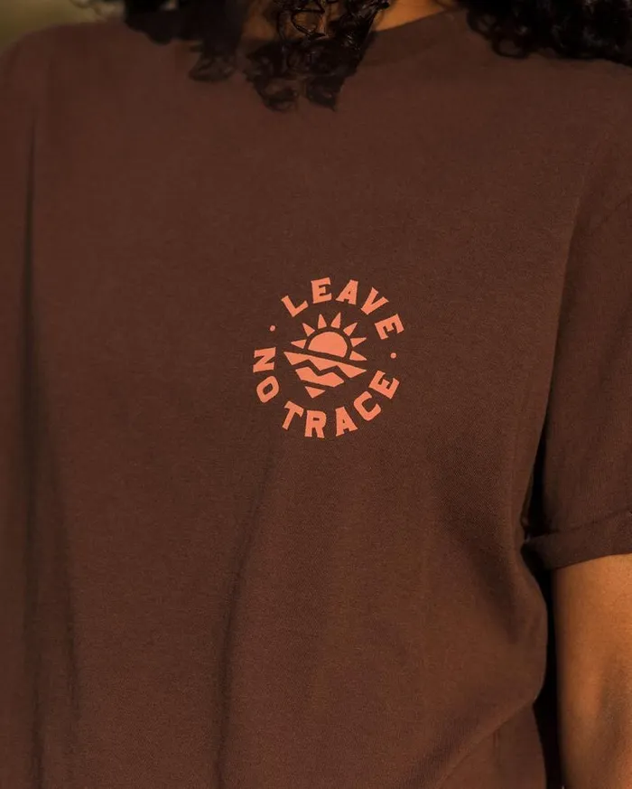 Passenger Clothing Wildly Recycled Cotton TShirt Chestnut Women Tops and TShirts