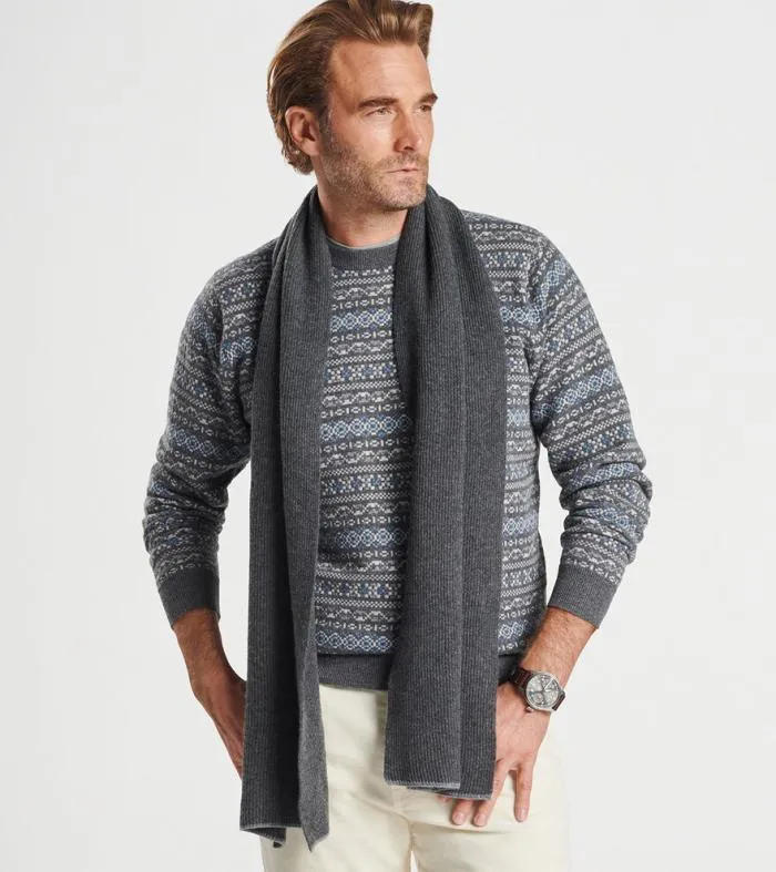 Peter Millar Hats Gloves 038 Scarves Men Cashmere English Rib Scarf