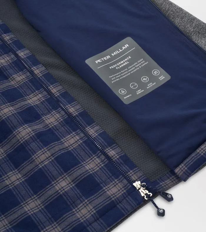 Peter Millar Jackets 038 Coats GolfMen Merge Elite Flannel Hybrid Jacket