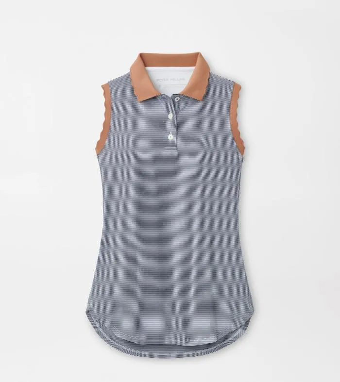 Peter Millar Polos 038 Shirts GolfWomen Opal Stretch Jersey Polo