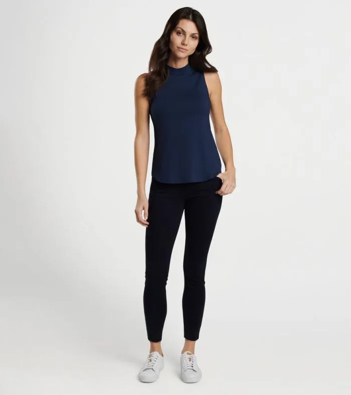 Peter Millar Pullovers 038 Layers GolfWomen Scottie Mock Neck Shell