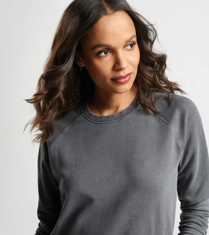 Peter Millar Pullovers 038 Layers Women Lava Wash Relaxed Fleeceback Crew