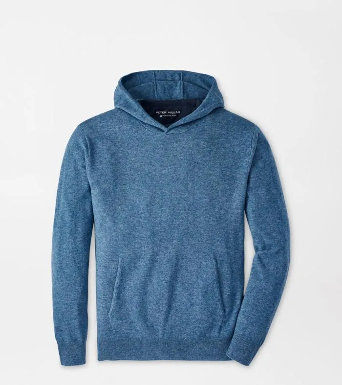 Peter Millar Sweaters Men Conway Wool Cashmere Popover Hoodie