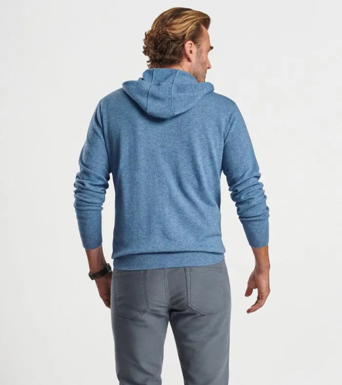 Peter Millar Sweaters Men Conway Wool Cashmere Popover Hoodie