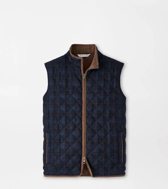 Peter Millar Vests Men Essex Quilted Wool Travel Vest