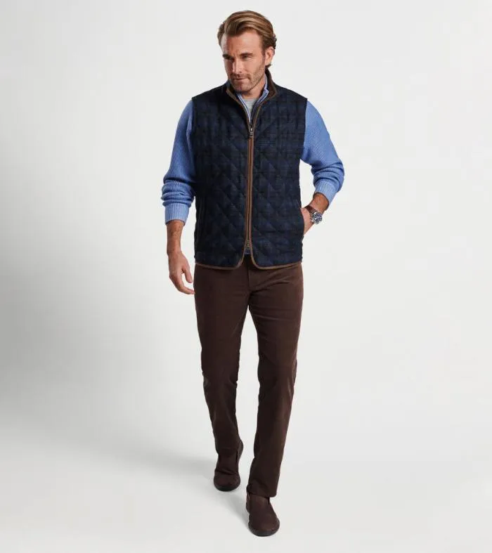 Peter Millar Vests Men Essex Quilted Wool Travel Vest