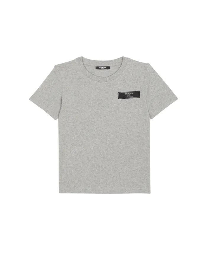 Pierre Shortsleeved Tshirt Grey Kids Balmain
