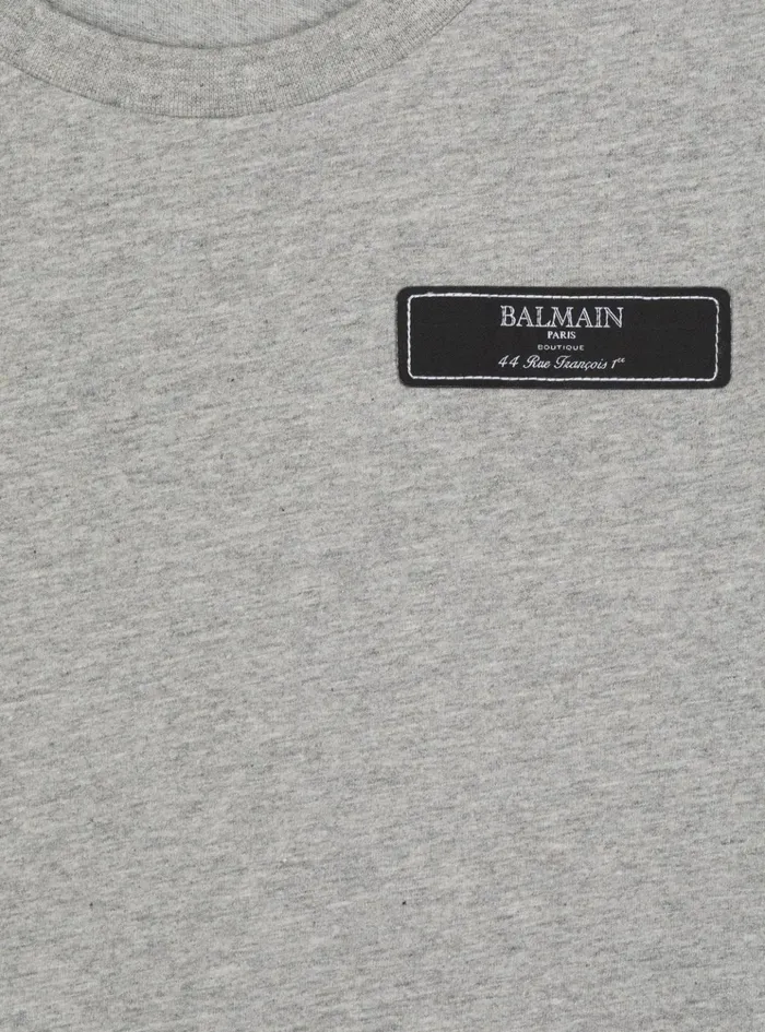 Pierre Shortsleeved Tshirt Grey Kids Balmain