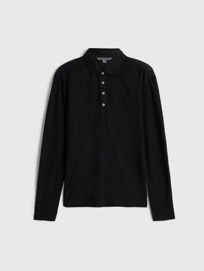 PRESIDIO POLO Black Clothing John Varvatos Polos