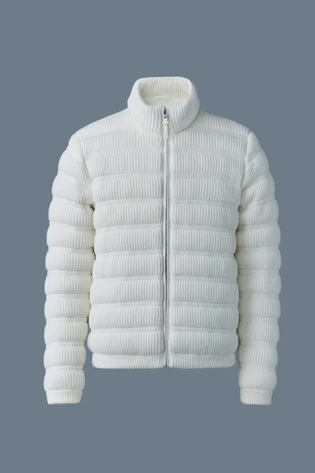 Puffer Men Mackage CHRISTOPHER Cashmere Light Down Jacket Cream