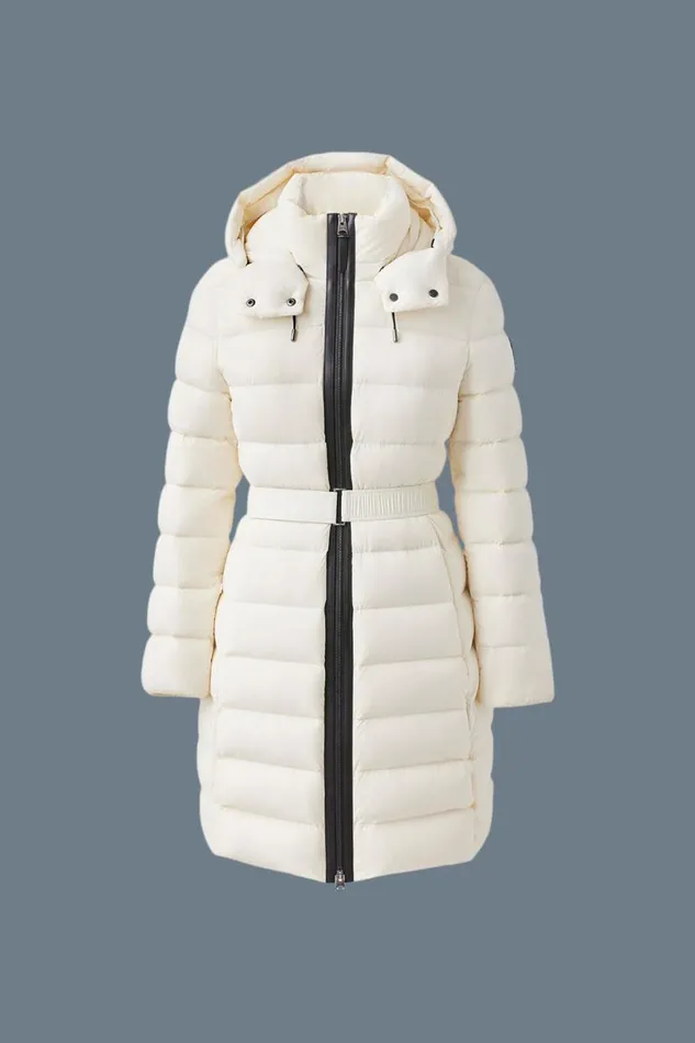 Puffers Women Mackage ASHLEY Stretch Light Down With Removable Hood Black