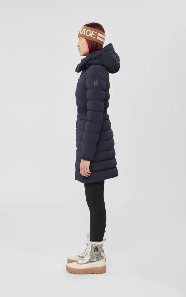 Puffers Women Mackage ASHLEY Stretch Light Down With Removable Hood Black