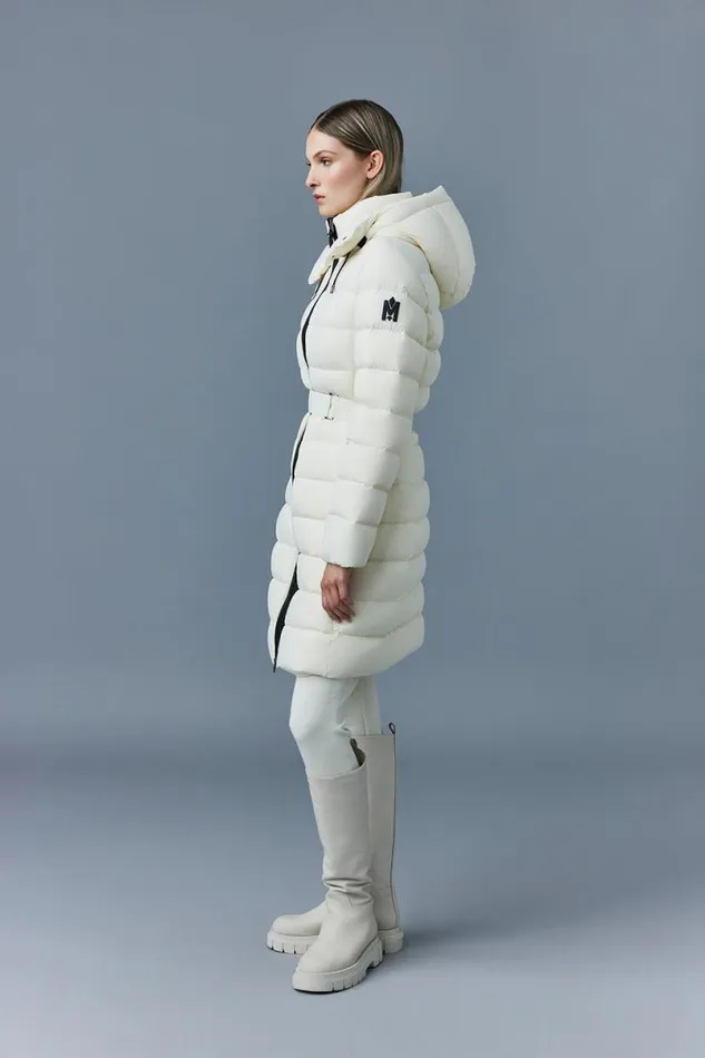 Puffers Women Mackage ASHLEY Stretch Light Down With Removable Hood Black