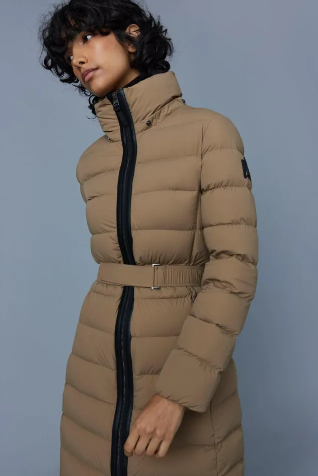 Puffers Women Mackage ASHLEY Stretch Light Down With Removable Hood Black
