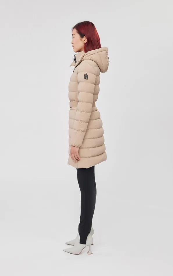 Puffers Women Mackage ASHLEY Stretch Light Down With Removable Hood Black