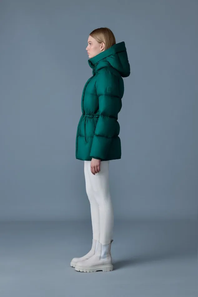 Puffers Women Mackage FREYASW Softwash Crinkle Down Jacket Emerald Puffers Women Mackage FREYASW Softwash Crinkle Down Jacket Emerald