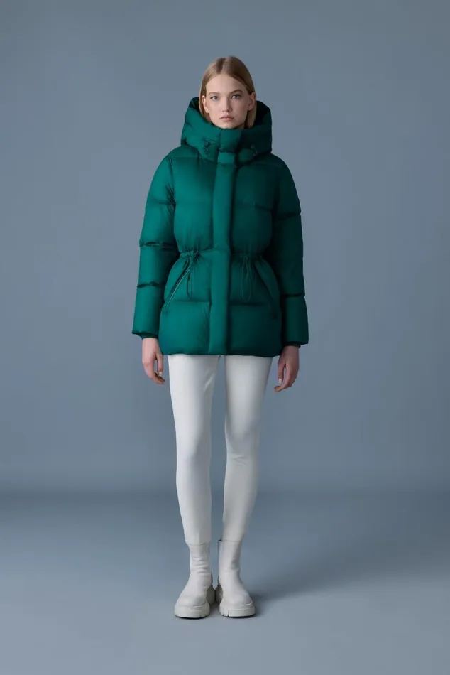 Puffers Women Mackage FREYASW Softwash Crinkle Down Jacket Emerald Puffers Women Mackage FREYASW Softwash Crinkle Down Jacket Emerald