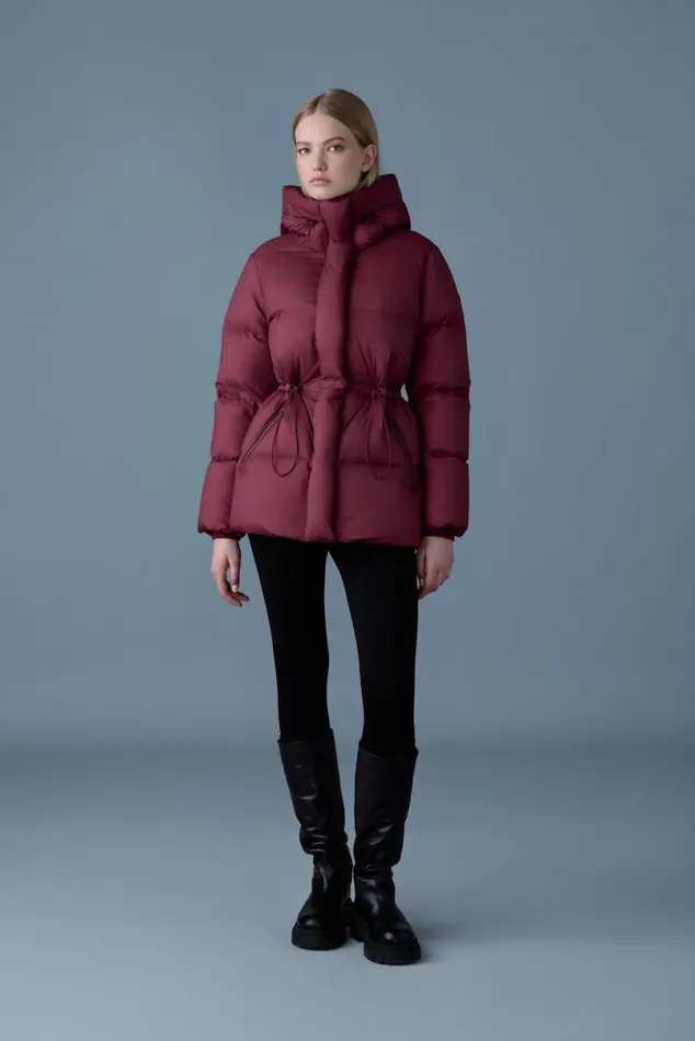 Puffers Women Mackage FREYASW Softwash Crinkle Down Jacket Emerald Puffers Women Mackage FREYASW Softwash Crinkle Down Jacket Emerald