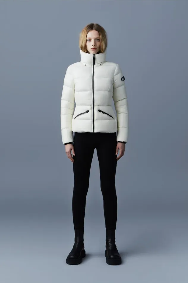 Puffers Women Mackage MADALYN Lustrous Light Down Jacket With Hood For Ladies Black Puffers Women Mackage MADALYN Lustrous Light Down Jacket With Hood For Ladies Black