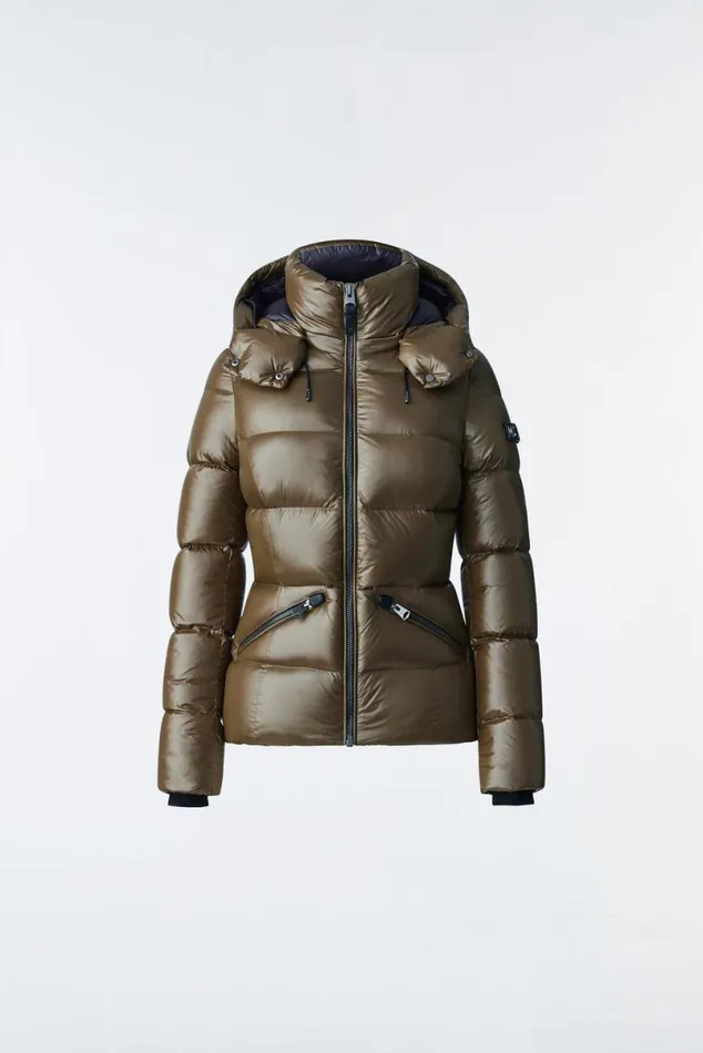 Puffers Women Mackage MADALYN Lustrous Light Down Jacket With Hood For Ladies Black Puffers Women Mackage MADALYN Lustrous Light Down Jacket With Hood For Ladies Black