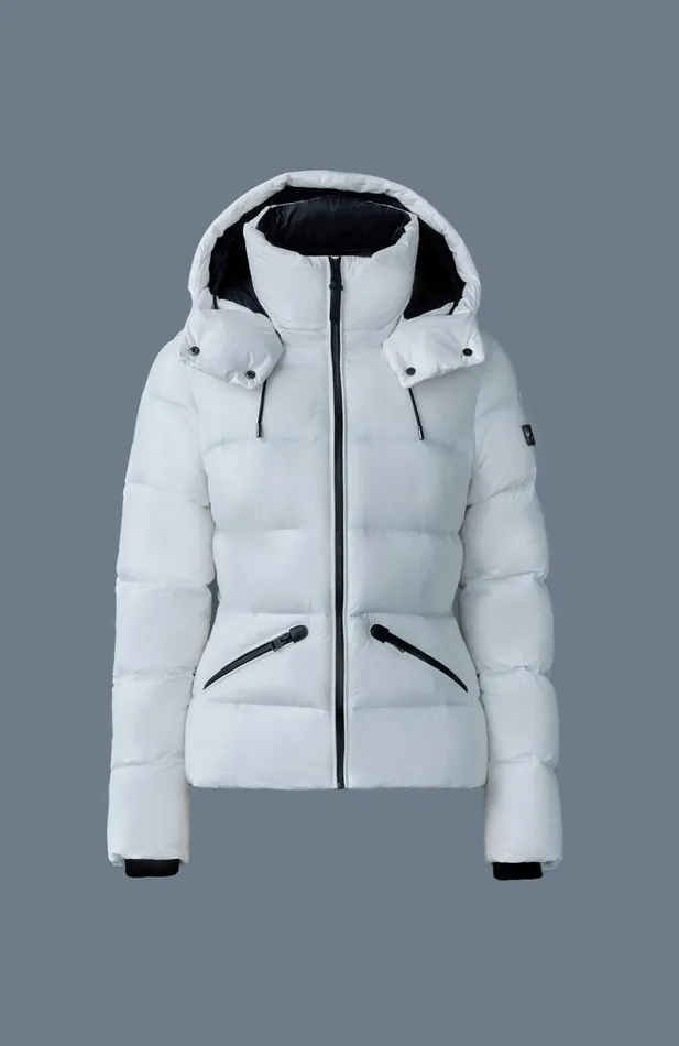 Puffers Women Mackage MADALYN Lustrous Light Down Jacket With Hood For Ladies Black Puffers Women Mackage MADALYN Lustrous Light Down Jacket With Hood For Ladies Black