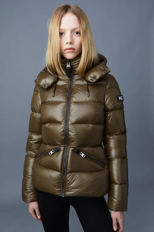 Puffers Women Mackage MADALYN Lustrous Light Down Jacket With Hood For Ladies Black Puffers Women Mackage MADALYN Lustrous Light Down Jacket With Hood For Ladies Black