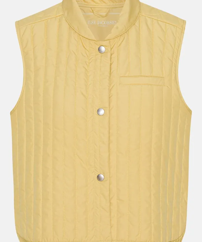 Quilt Vest 8211 Marigold Outerwear Ilse Jacobsen All Jackets And Coats