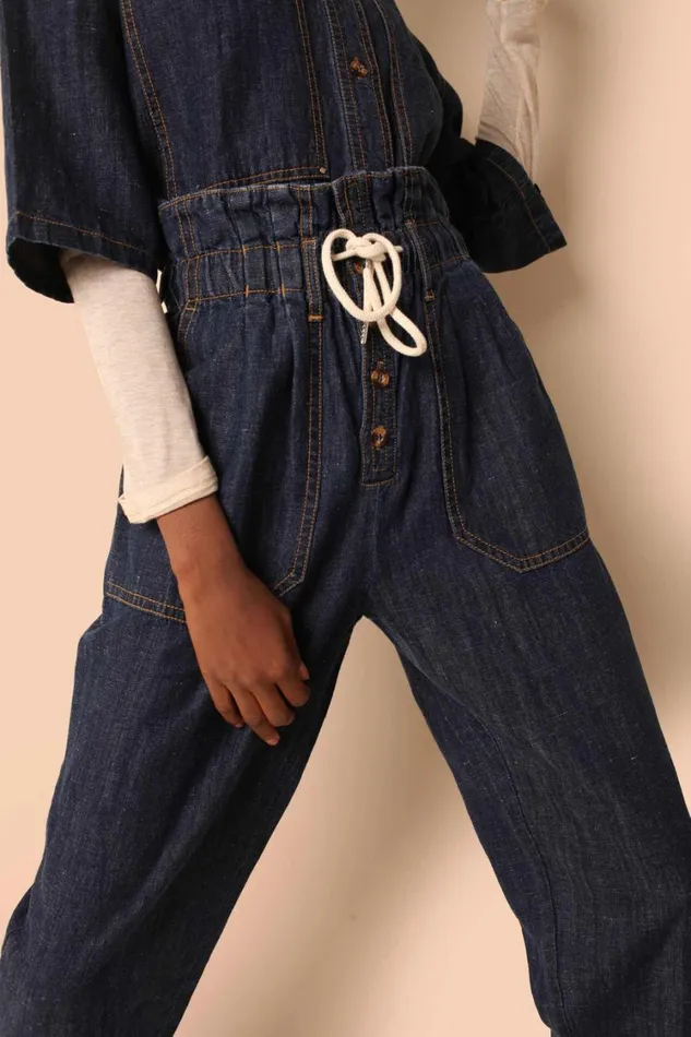 Quinn Trouser Indigo Womens LF Markey Trousers