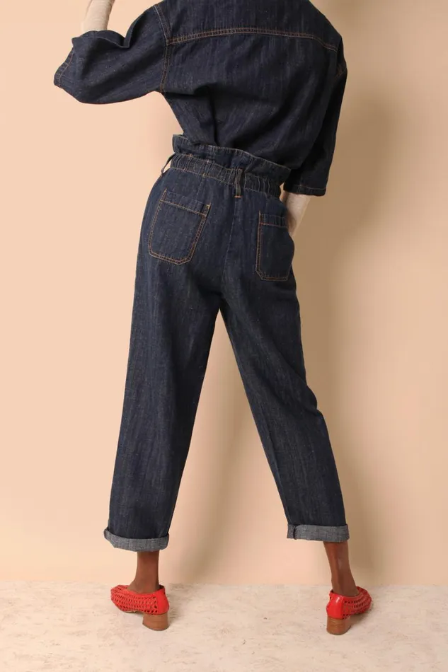 Quinn Trouser Indigo Womens LF Markey Trousers