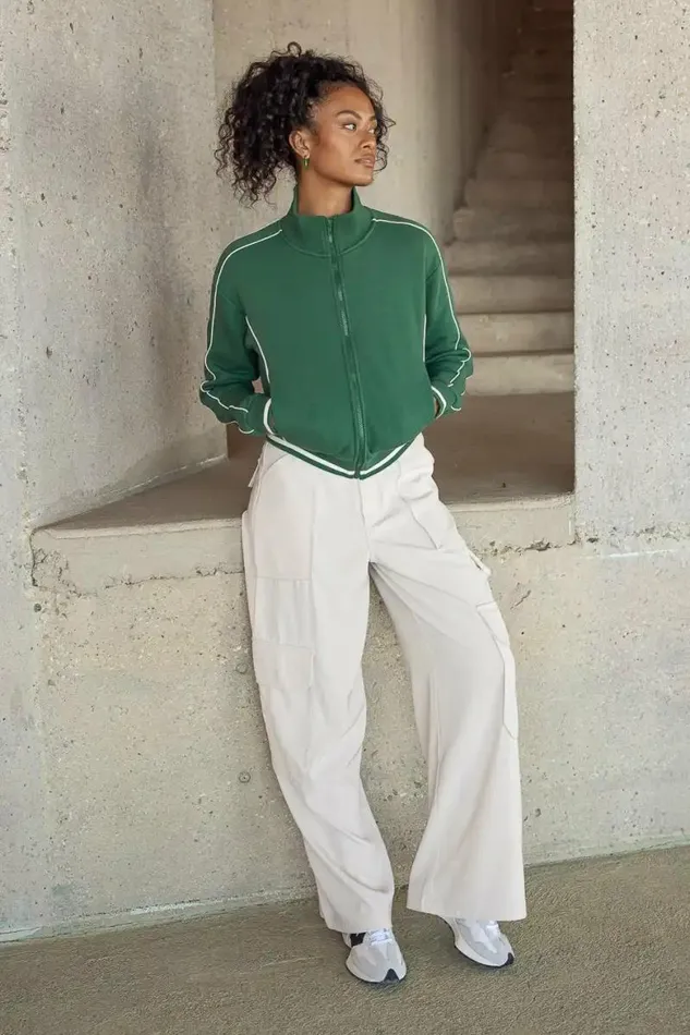 Quinn Utility Pants In Cream Cream Women Bohme Pants