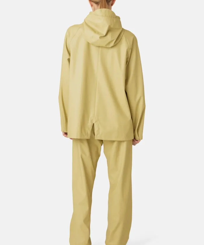 Rain Jacket 8211 Olive Grass Rainwear Ilse Jacobsen Raincoats