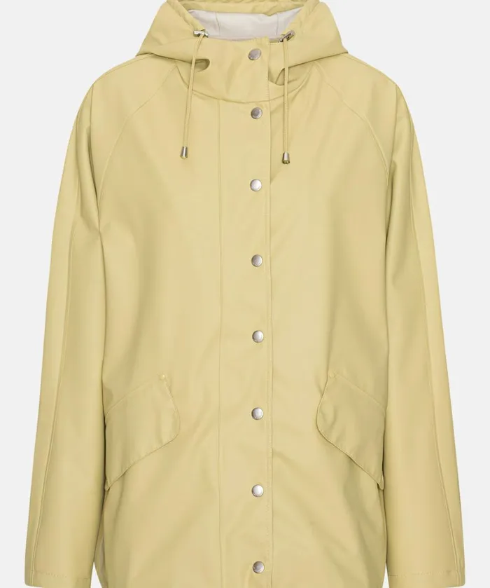 Rain Jacket 8211 Olive Grass Rainwear Ilse Jacobsen Raincoats